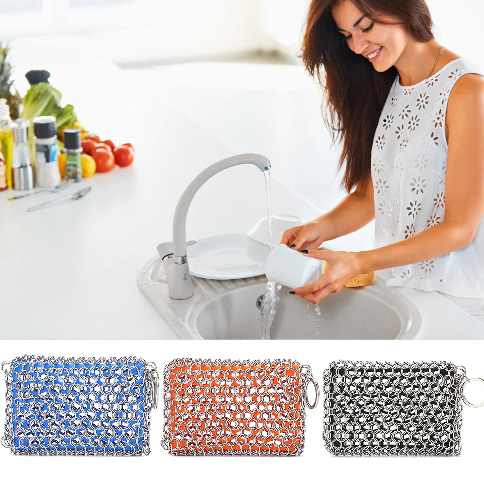 

Silicone Pot Brush Net Durable Practical Kitchen Cleaner Tool Knife Pan Pot Cleaner Strong Decontamination Brushes