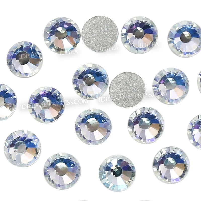 Moon Blue SS3-SS16 SS20 SS30 Стразы для ногтей аксессуары без горячей фиксации кристалл страз