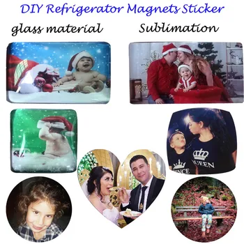 

DIY Custom Refrigerator Magnets Sticker Your Lovers Baby Family Fridge Magnet Photo Happy 1 st Birthday Gift Fridge Magnet