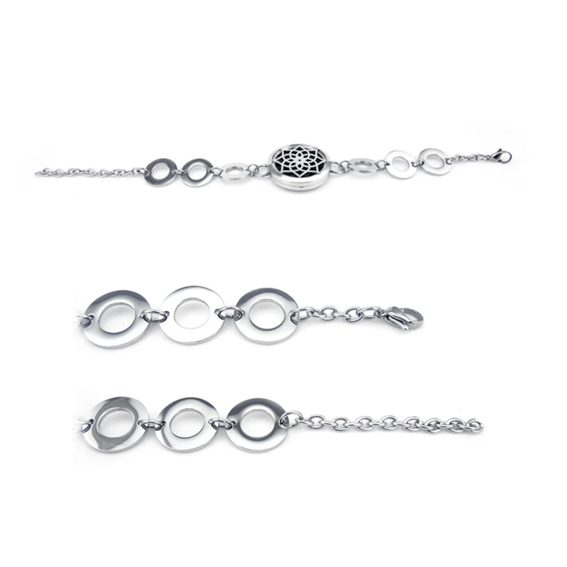 BSH02-1 Essential Oil Diffuser Locket Bracelet