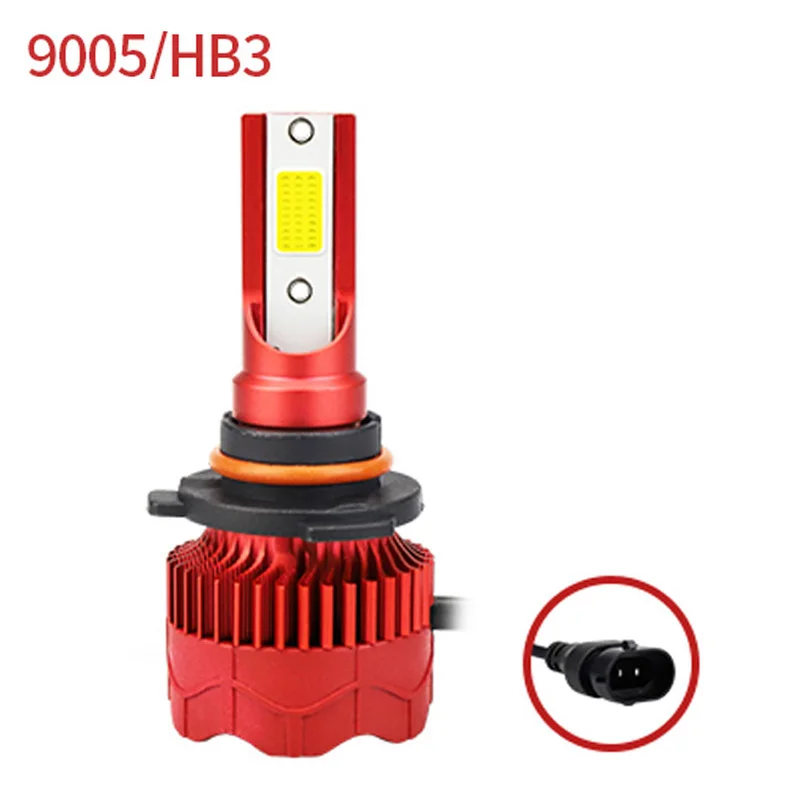 2 шт. COB H4/H7/9005/9006 50 Вт светодиодный фары лампы 4800LM 6000K Энергосберегающие Водонепроницаемый автомобильные лампы для передних фар