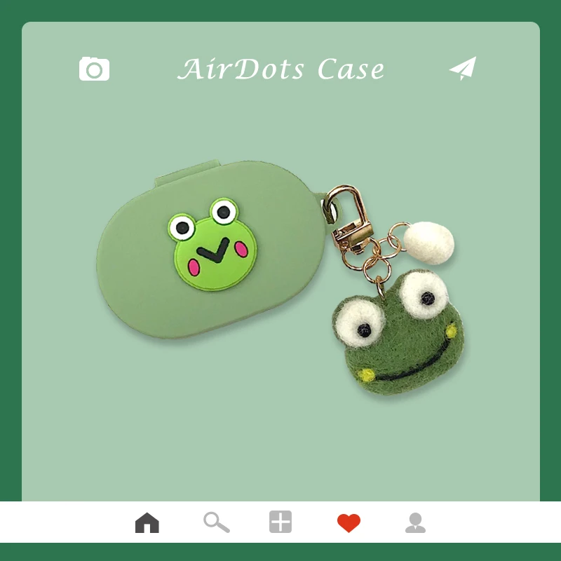 Новый мультяшный брелок милый чехол для Airdots Xiaomi Mi Redmi Молодежный мягкий