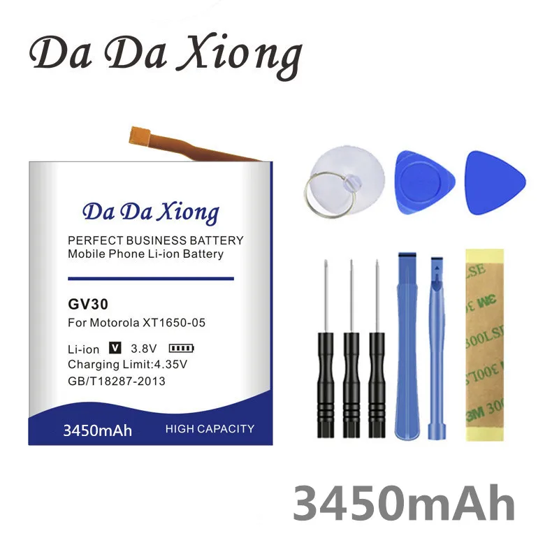 Аккумулятор DaDaXiong GV30 SNN5972A 3450 мА · ч для телефона Motorola Moto Z XT1650-01 XT1650-03 XT1650-05 GV40 XT1650-02 |