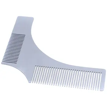 

Stainless Steel Beard Styling Shaping Template Comb Facial Hair Tool