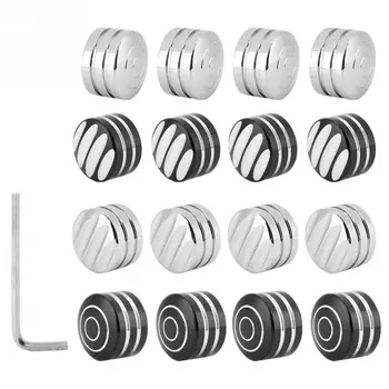 

4 Pcs Motorcycle Head Bolt Topper Cover Cap for Harley Davidson Sportster XL 1986-2018 Screw Engine Cover Trim Head