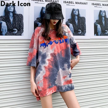 

Letter pattern Printed Hip Hop Tshirt Women O-neck 2020 Summer Cotton Women's T-shirt Streetwear Clothing