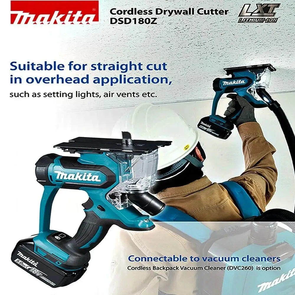 MAKITA DSD180Z 18V LXT CORDLESS DRYWALL SAW CUTTER BODY ONLY