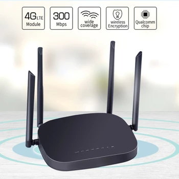 

3G/4G LTE Wifi Router 300Mbps Wireless 4G CPE Router with 4 5Dbi Antenna Support 4G to LAN Device
