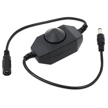 

DC 12V 24V 6A Single Channel Inline mini led dimmer controller for Single Color LED Light/Strip/Lamp