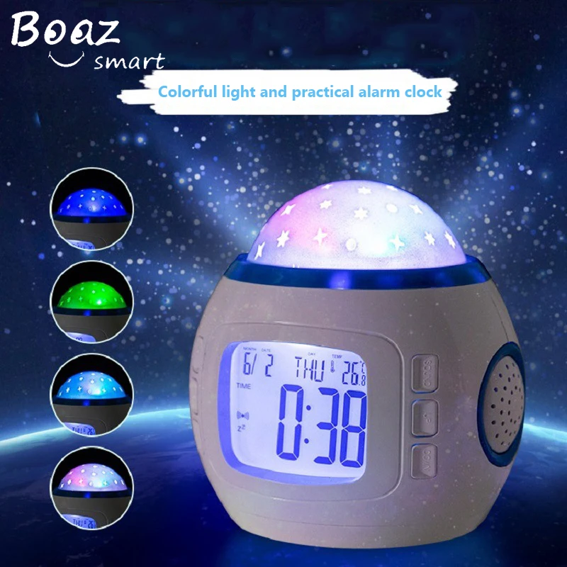 

BOAZ Starry Sky Projector LED Decoration Night Light Multi-function LED Laser Night Light Gift for Kids Children living/Bedroom
