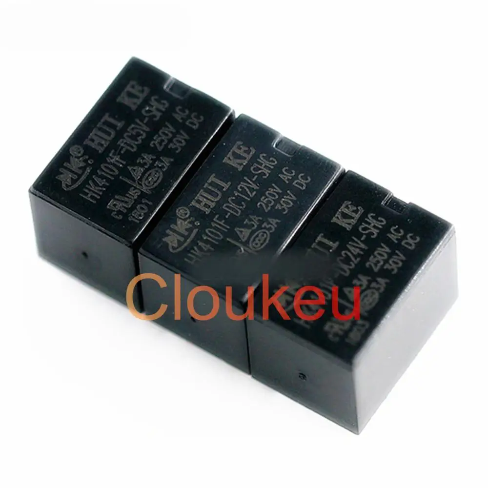 Relay HK4101F-DC5V 12V 24V-SHG 3A 5pin | Обустройство дома