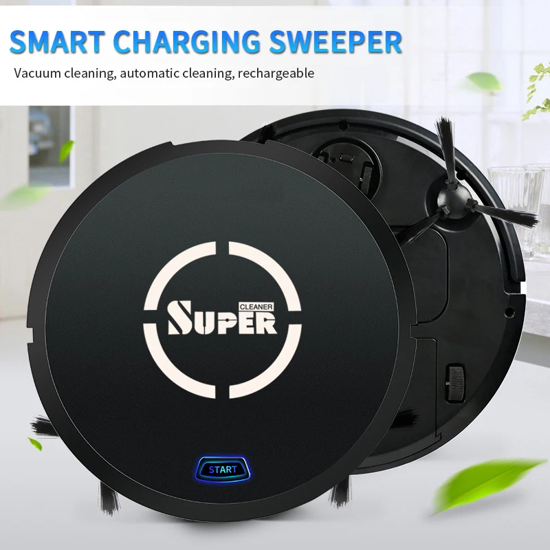 

New intelligent USB Charging robot vacuum cleaner automatic Mini Household cordless robot vaccum carpet robots vacum cleaner mop