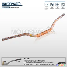 Серый алюминиевый 28 мм 1-1/" Руль для moto rcycle moto MX CR CRF CRM XR YZ YZF WR WRF DR DRX RM rmz EX 85 125 200 250 400 650