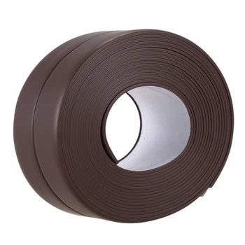 

New 3.2M Bath Wall Sealing Strip Self-Adhesive Kitchen Caulk Repair Tape Bathroom Brown