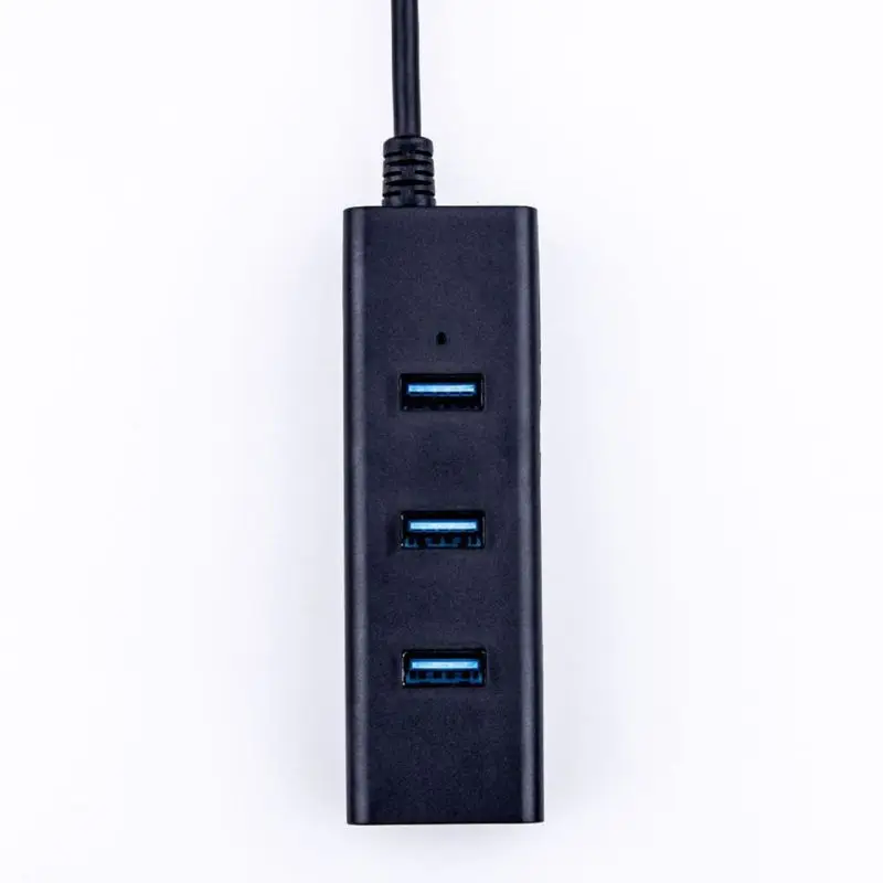 Высокотемпературный Пластик ABS 4 порта USB 3,0 концентратор, скорость передачи портативный концентратор данных, совместимый с устройствами USB A