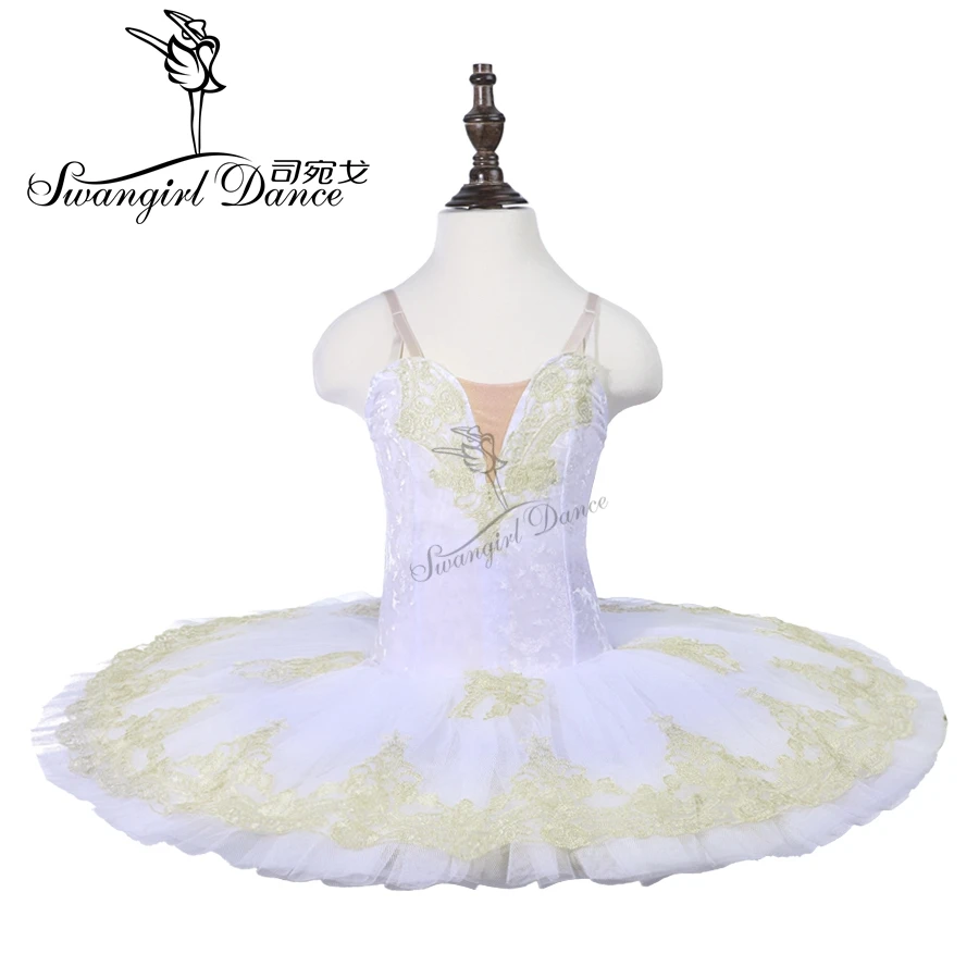 Детский танцевальный костюм белого лебедя для девочек балетная пачка 7 слоев