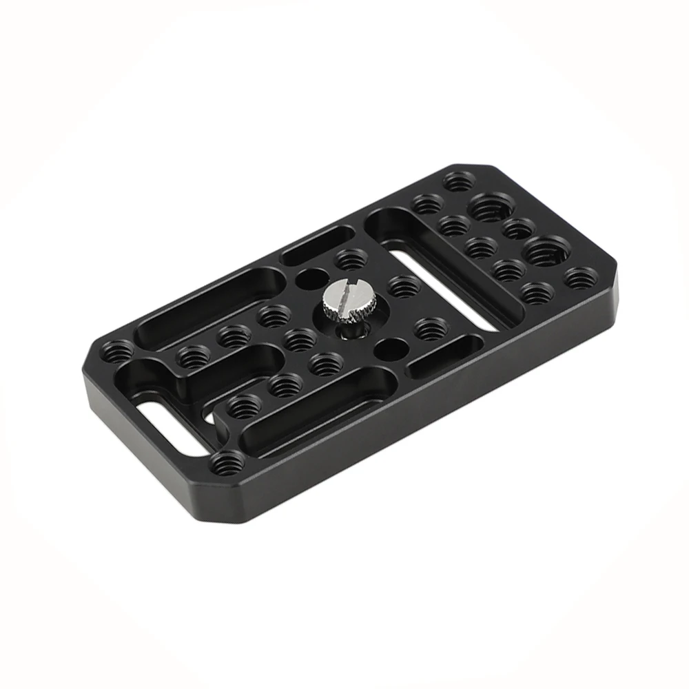 

Kayulin Multipurpose Cheese Plate Extension Platform With 1/4" & 3/8" Threads & Mounting Grooves