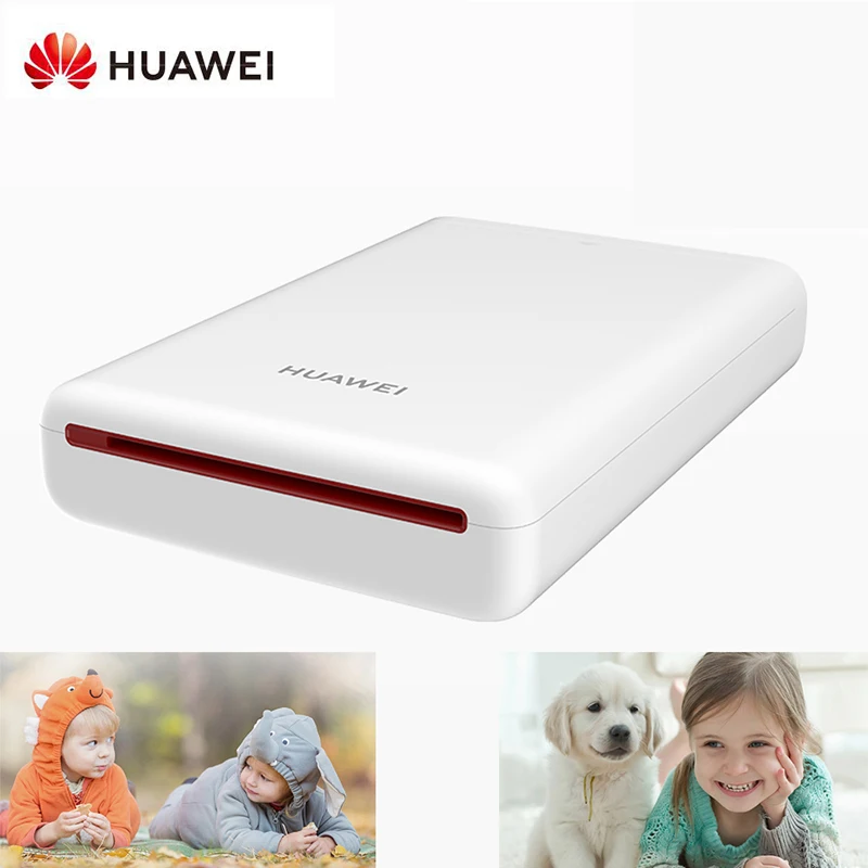 Online Original HUAWEI AR portátil de bolsillo de la impresora de fotos Mini Bluetooth 4,1 impresoras DIY foto para todos los teléfonos móviles 300 ppp impresora rápida