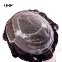 Cheap Mens Toupee Mono Lace With Thin PU Hair Replacement Systems Indian Remy Human HairPiece Wig Natural Handmadec Cheap Mens Toupee Mono Lace With Thin PU Hair Replacement Systems Indian Remy Human HairPiece Wig Natural Handmadec