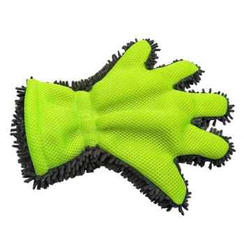 

Full Finger Chenille Cleaning Cloth Brush Premium Quality Washing Wiping Towel Cleaning Glove As