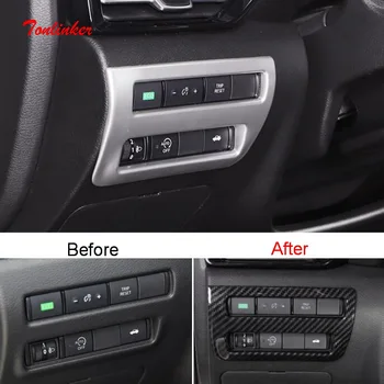 

Tonlinker Interior Headlight Control Cover sticker for NISSAN Sentra 2019 Car Styling 1/2 PCS ABS/Stainless steel Cover sticker