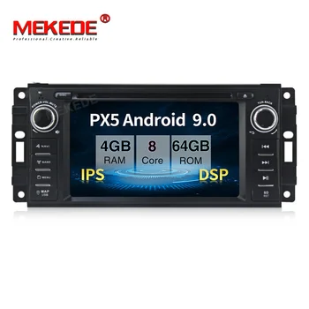 

PX5 android 9.0 4GB+64GB Car multimedia Player Navigation GPS DVD for JEEP Wrangler Compass Patriot Grand Cherokee Commander