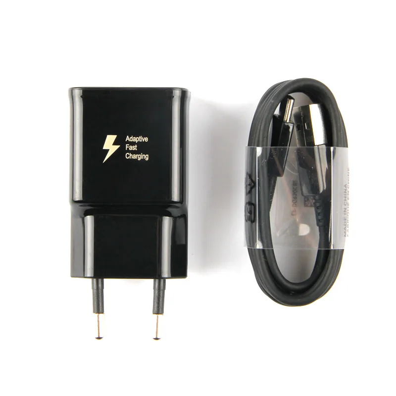 EU With Type-C Cable Быстрая Chatger путешествия Зарядное устройство EP-TA20EBE для Samsung Galaxy S8 плюс S10 NOTE8 Примечание 10 A5 S9 плюс S8+ S10+ N950F - Тип штекера: EU With Type-C Cable