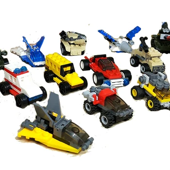 

Trailer Truck Tractor Airplane Model Building Block Mailackers Duplo City Cartoon Car Duplo Mailackers Children Educational Toy