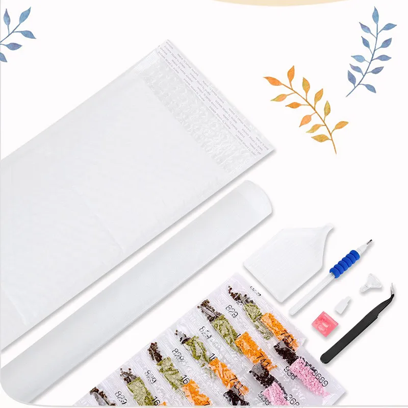 5D Diamond Painting Kits Frame Winter Landscape Cross Stitch Kits for Christmas Decoration Gift