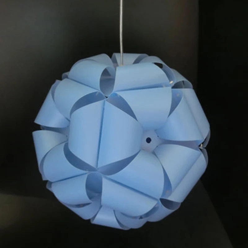 Diy Lampshade Flower Ball Circular Craft Home Decor Hanging Lamps