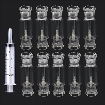 

10PCS/20PCS/50PCS Lipgloss Tube Empty Candy Shaped Lip Gloss Container With Plastic Syringe Lip Balm Bottle Cosmetic Containers