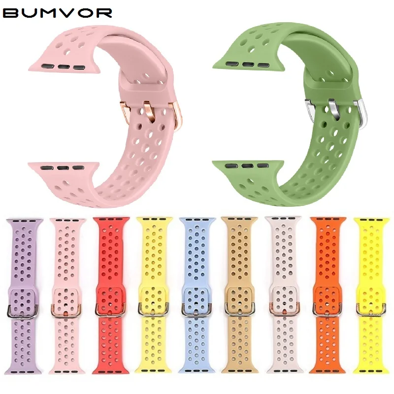 

Sport Silicone Apple Watch Band For Apple Watch Strap Band For Apple Watch 5/4/3/2/1 Series Watchband For Iwatch