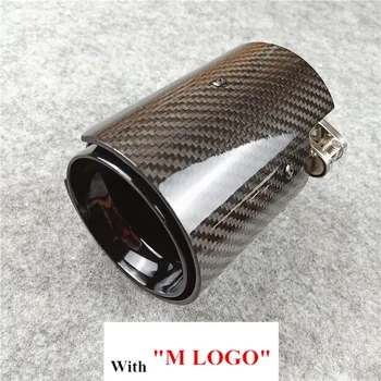 

Real Carbon + Black Stainlee Steel Muffler Exhaust Tips Nozzles Tails For ///M M235i M240i M335i M340i M435i M440i F90 M5 M6 F12