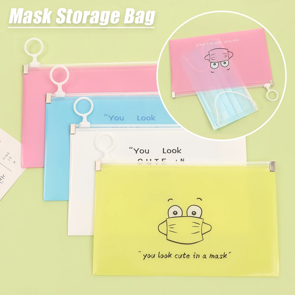 

Fashion Mask Cover Bag Portable Facemask Holder Face Mask Storage Box Case Save Mask Boxes Eco-Friendly Mask Box