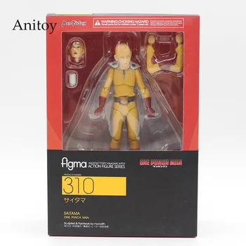 

Anime ONE PUNCH MAN Saitama Sensei Figma #310 PVC Action Figure Model Toys Face Can Change 15cm KT3733