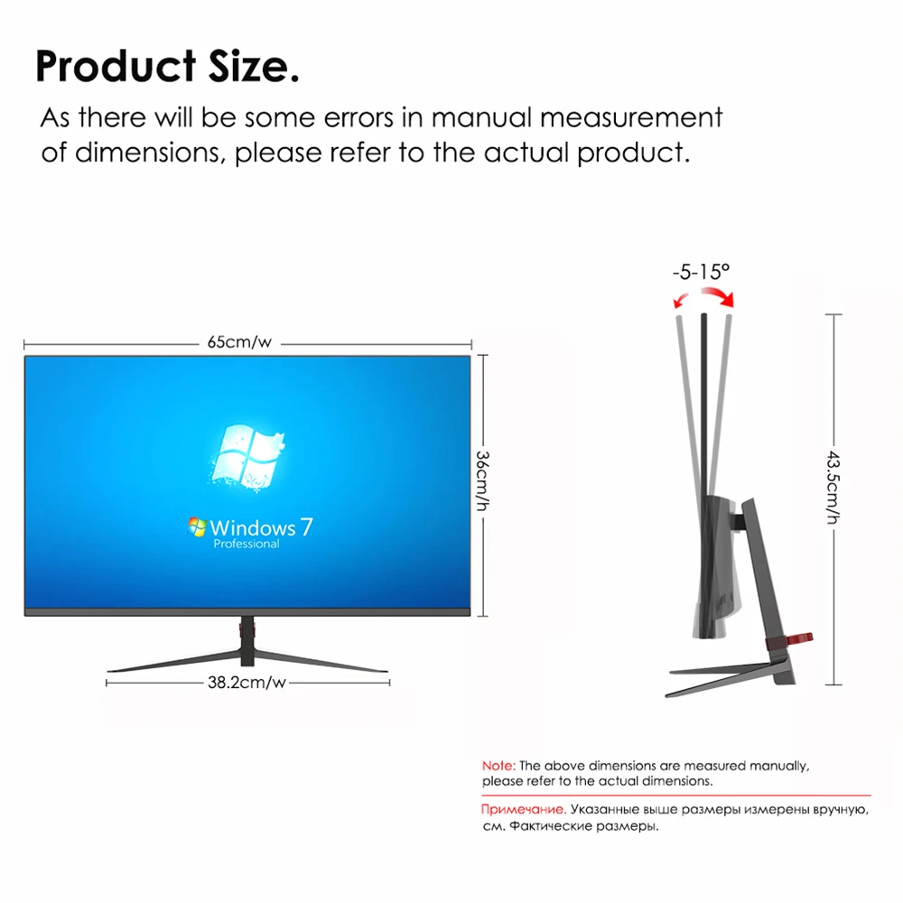 27 Inch 2k Lcd/tft Monitor Pc 60/75hz 