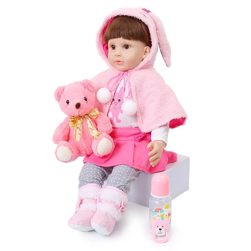 58 см Reborn Baby Doll девочка новорожденная Младенцы милые горячие продажи куклы реалистичные Популярные новорожденные младенцы для младенцев