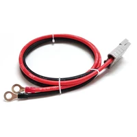 Câble d'extension de panneau solaire, 2.5, 4, 6 mm2, 14, 12, 10AWG, connecteur 50A, 30A, borne annulaire pour batterie de voiture et panneau solaire allergique 2