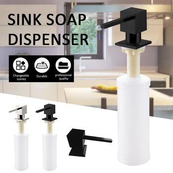 

300ML Stainless Steel Soap Dispenser Liquid Soap Lotion Dispensers Kitchen Sink Bathroom Soap Hand Liquid Pump Bottle Dropship