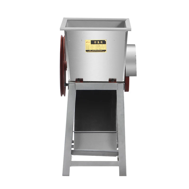US $408.07 Electric Fish Cutter 220V22KW Large Mincer Chopped Cut Fish Fillets Slice Feed Machine Breeding Plant Restaurant Commercial