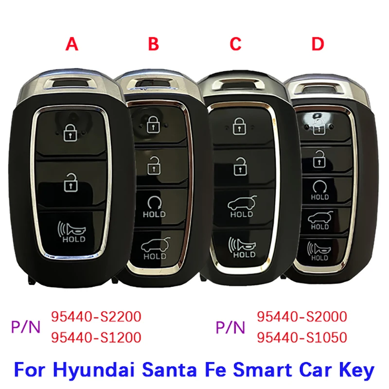 Вторичный рынок/фотосессия для 2018-2021 Hyundai SantaFe 433 МГц 47 чипов 95440-S2000 95440-S2200 95440-S1200