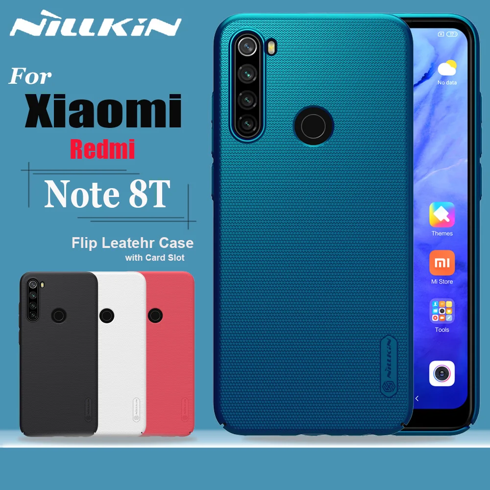 Чехол Nillkin для Xiaomi Redmi Note 8T матовый защитный жесткий пластиковый чехол телефона