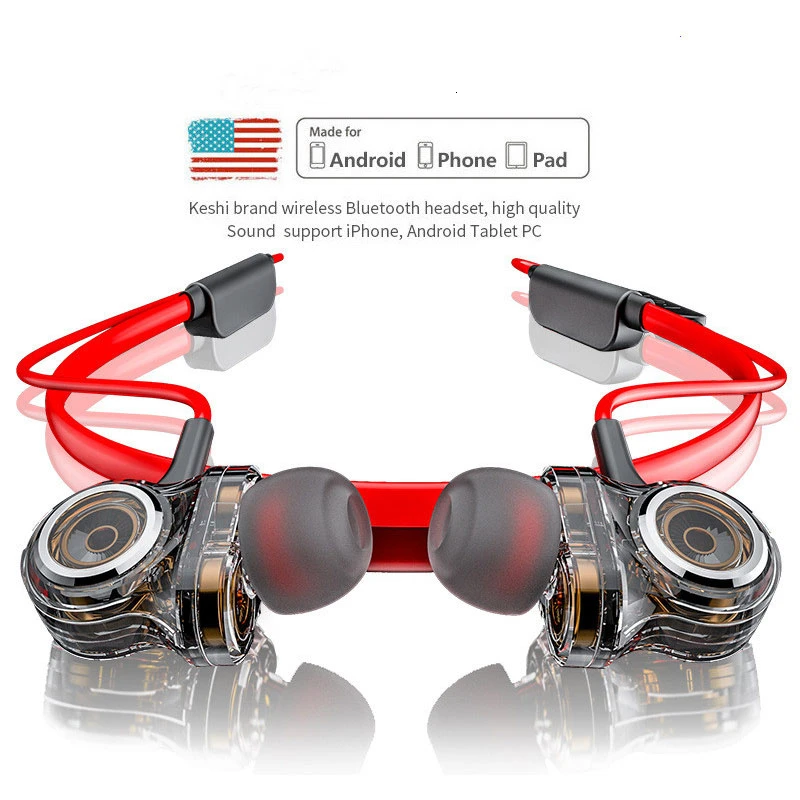 

I6 Bluetooth 4.1 Earphone 3 Dynamic Drive HIFI Bass Earbuds Sports Bluetooth Headset Stereo Wireless Headphone For Smart Phone