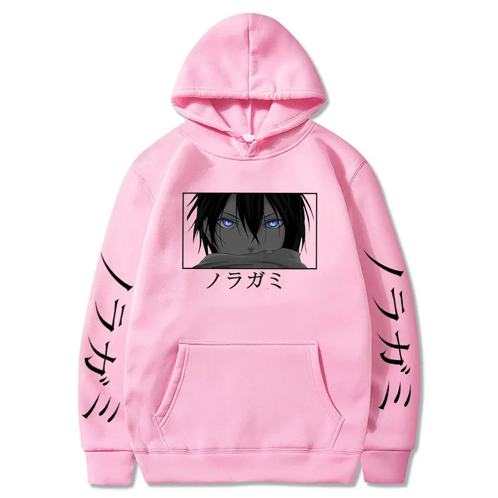 

Anime Noragami Yato Hoodies Men Printed Pullovers Hooded Sweatshirt Harajuku Casual Male Streetwear