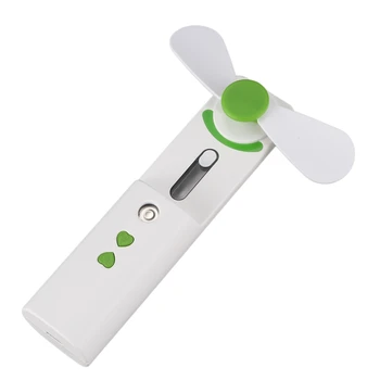 

Handheld Humidification Fan Hydrating Moisturizing Spray USB Charging Fan