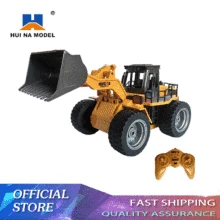 

Huina 1520 1:18 Rc Tractor Shovel Toy Rc Forklift Truck Engineering Car Toy Toys for Children Boy Toys Bulldozer Tractor Model