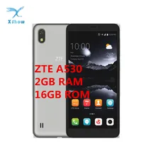 Zte A530 смартфон MTK6739 четырехъядерный Android 8,1 5,4" ips 1440X720 2 Гб 16 Гб Две sim-карты мобильный телефон