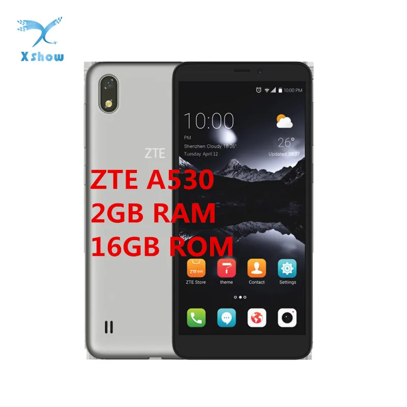 ZTE A530 смартфон с четырёхъядерным процессором MTK6739 Android 8 1 5 45 &quotIPS 1440X720 ОЗУ 2 Гб ПЗУ 16