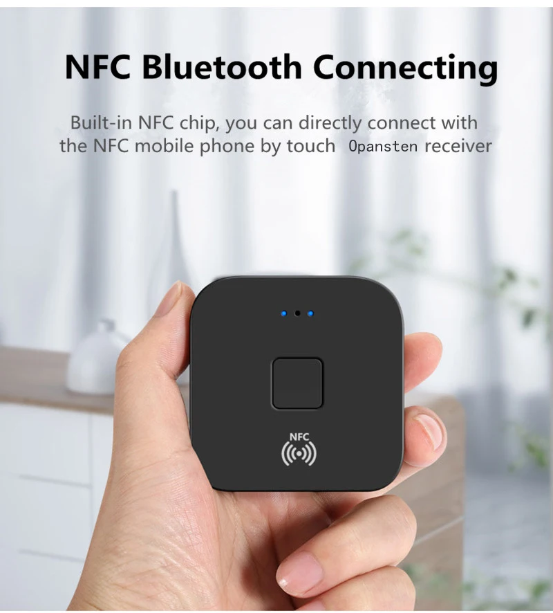 Opansten NFC Bluetooth адаптер 3,5 мм Bluetooth 5,0 aux-приемник стерео музыкальный автомобильный переходник rca аудио Bluetooth ресивер