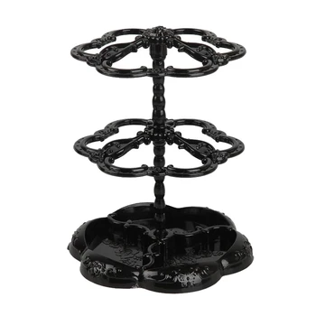 

Retro Rotating Eardrop Earring Jewelry Display Hanging Holder Stand Organizer Black